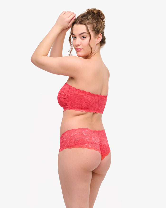Pink Bralette - Never Say Never Curvy Flirtie Bandeau Bra