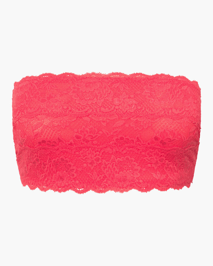 Pink Bralette - Never Say Never Curvy Flirtie Bandeau Bra