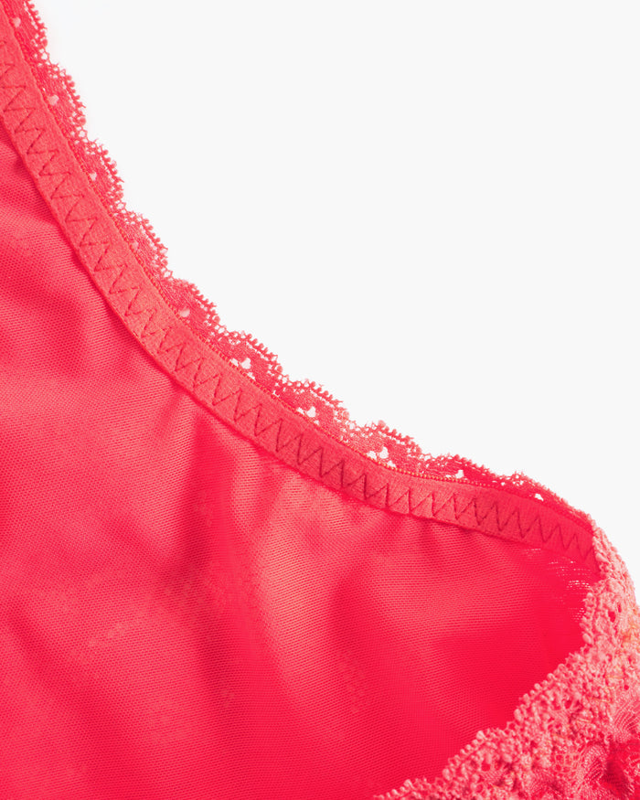 Pink Bralette - Never Say Never Curvy Racie Racerback Bralette