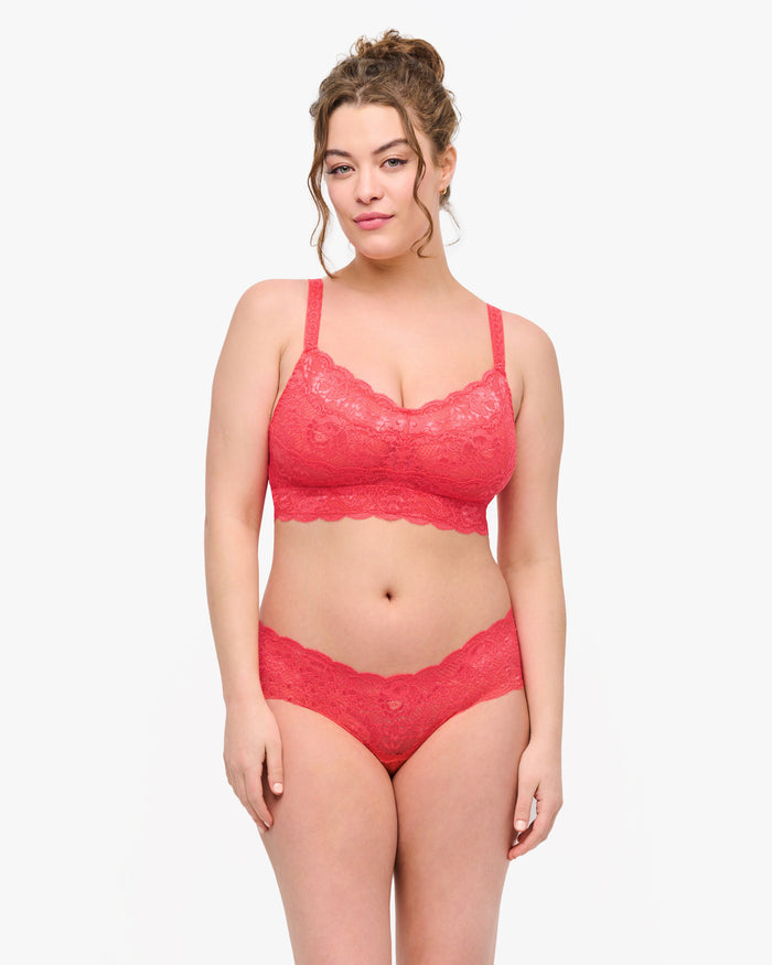 Pink Bralette - Never Say Never Curvy Sweetie Bralette