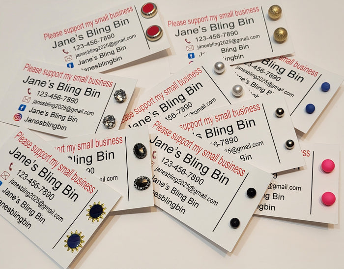 Custom Earring Gift card