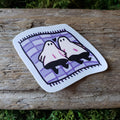 Cute Ghost Couple Vinyl Sticker