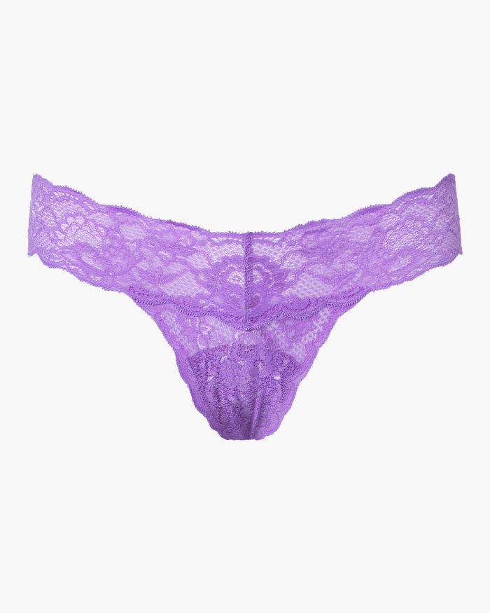 Purple Thong - Never Say Never Cutie Low Rise Thong
