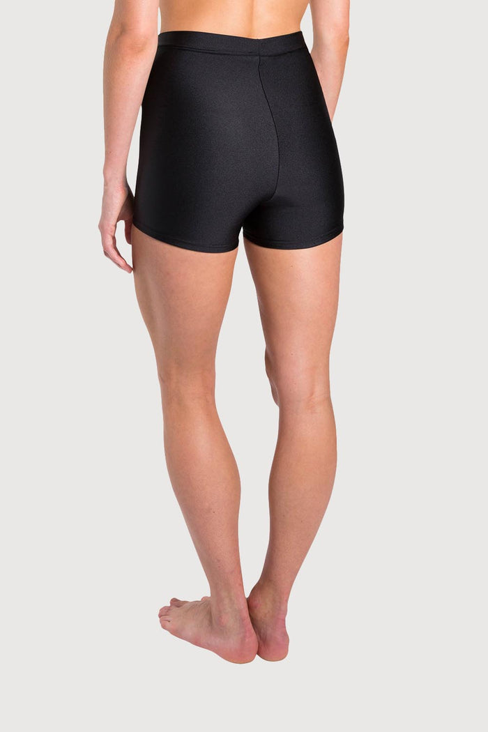 D3200 - Harper High Waist Womens Shiny Lycra Short