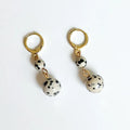 Dalmatian Jasper Drop Earrings