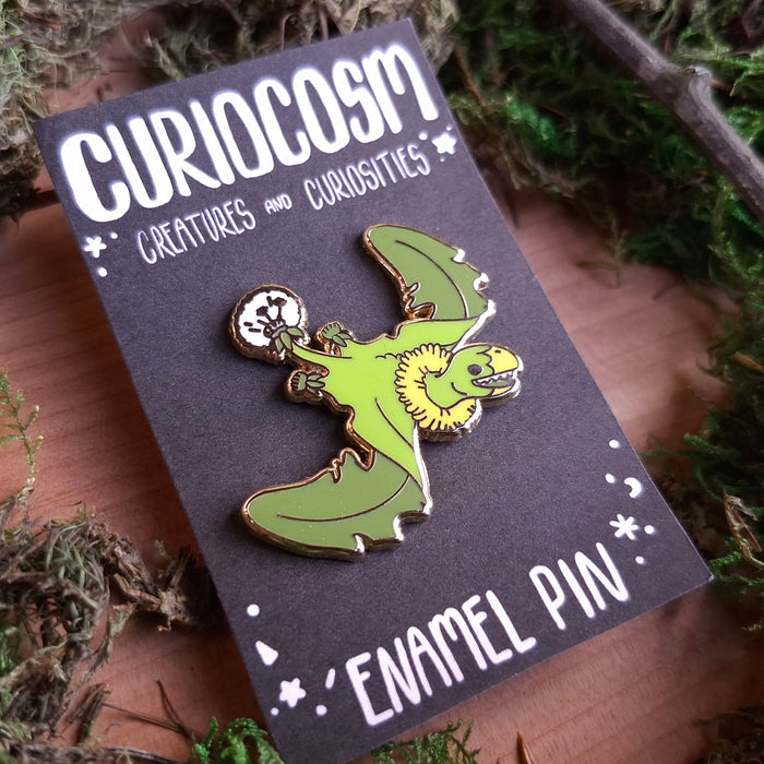 Dandelion Dimorphodon Enamel Pin
