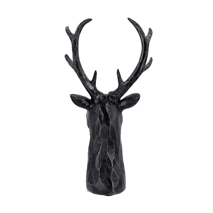 Darby 8-Point Deer Head Black
