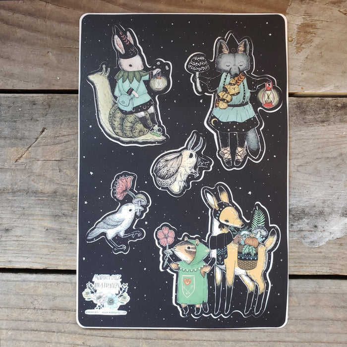 Dark Mage Vinyl Sticker Sheet