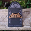 Death's Head Enamel Pin