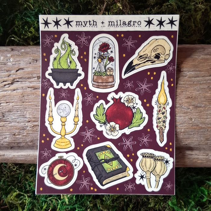 Decadent Witchcraft Sticker Sheet