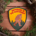 "Depressed in the Northwest" Iron-on Patch