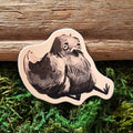 Depressed Pigeon Vinyl Sticker
