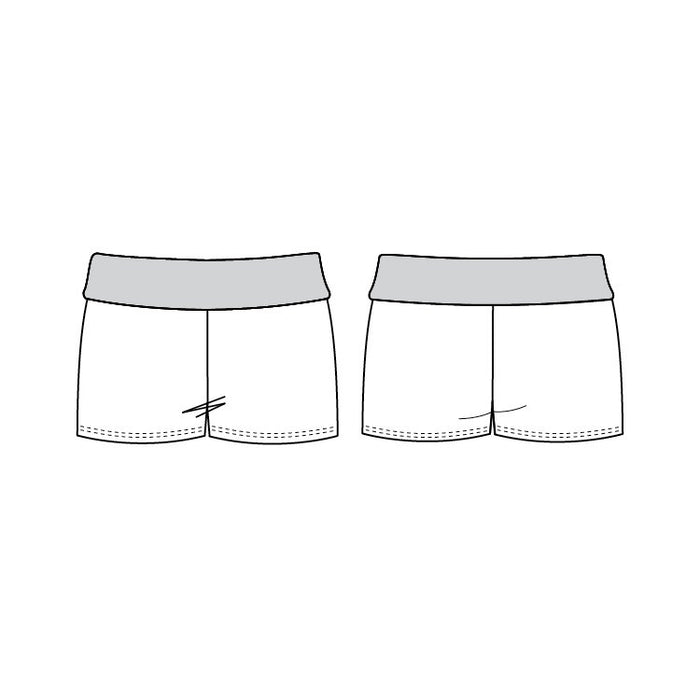 DF5803 - Bloch Roll Down Womens Short