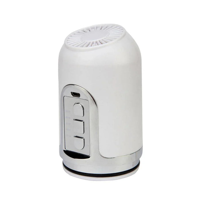 White male enhancement pump with control buttons and modern design on a white background