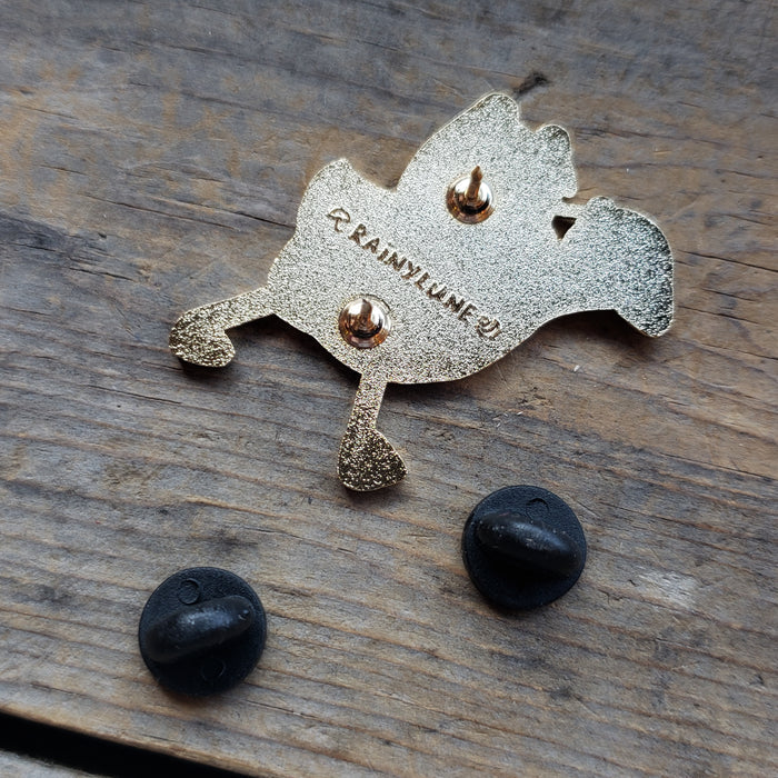 "Do Crimes" Frog and Goose Enamel Pin