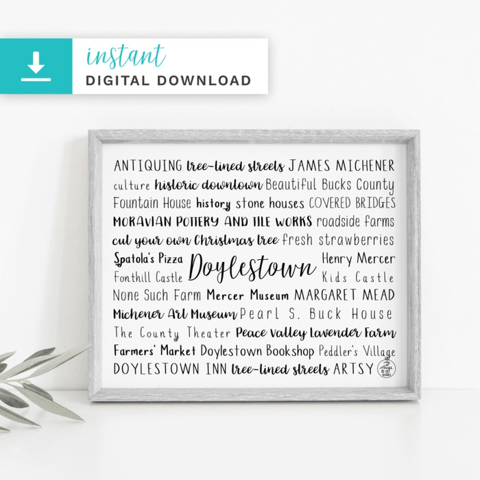 Doylestown, PA Digital Download