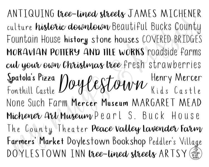 Doylestown, PA Digital Download