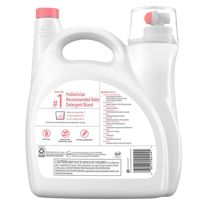 Dreft Ultra Concentrated Liquid Laundry Detergent, 125 Loads, 170 fl. oz.
