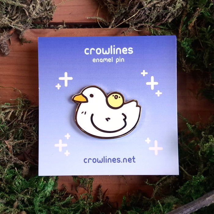 Duck & Duckling Enamel Pin