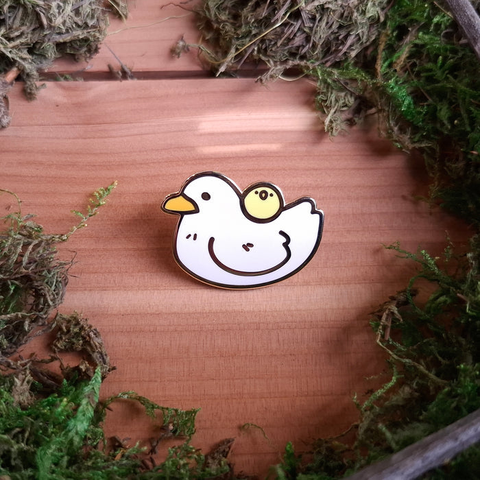 Duck & Duckling Enamel Pin
