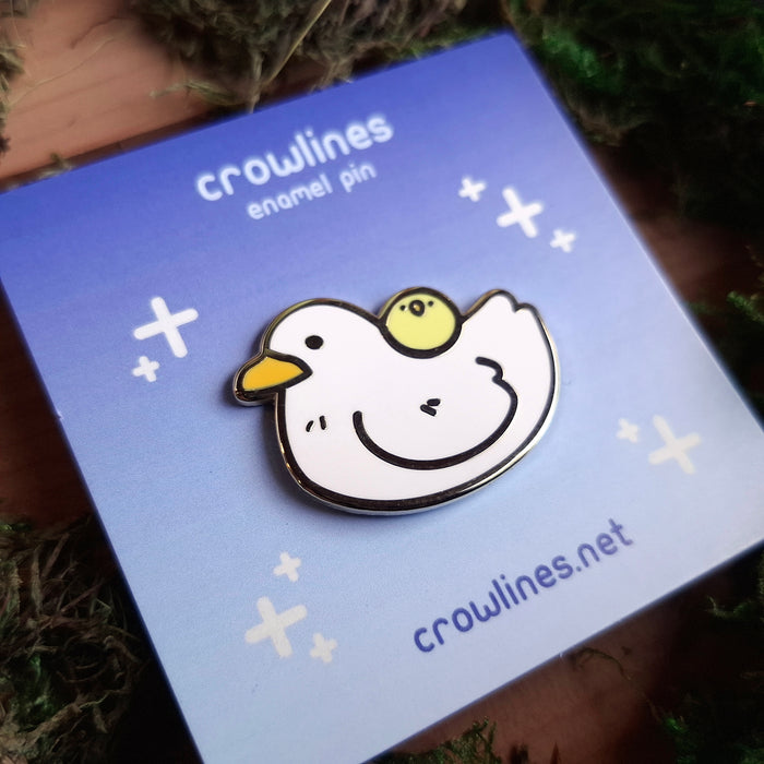 Duck & Duckling Enamel Pin