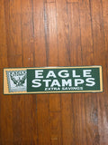 Eagle Stamps Extra Savings metal sign