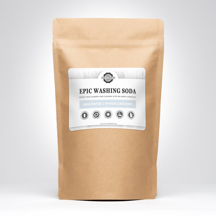 Rustic Strength - Epic Washing Soda | 2LB Pouch | Unscented/Hypoallergenic