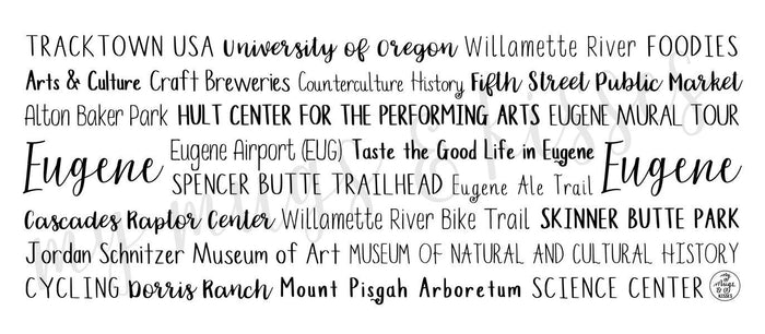 Eugene, OR Mug