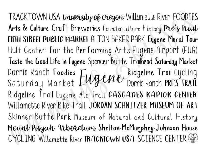Eugene, OR Tumbler