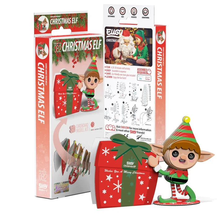 Eugy Christmas Elf 3D Puzzle