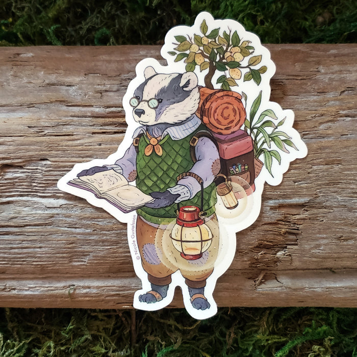 Explorer Badger Vinyl Sticker