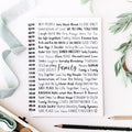 Family Spiral Notebook