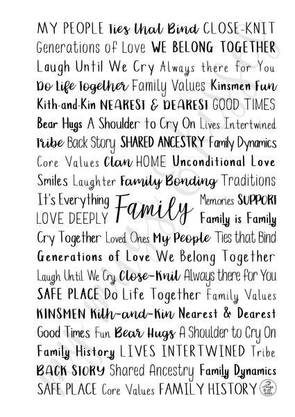 Family Spiral Notebook