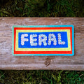 "Feral" Holographic Sequin Vinyl Sticker