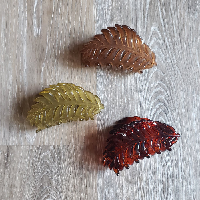 Fern Leaf Claw Hair Clip