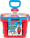 Fill & Roll Grocery Basket Play Set