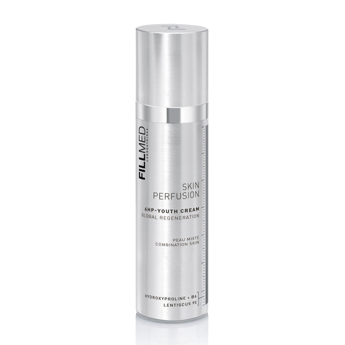 Fillmed 6HP Youth Cream by Filorga in a 50ML jar, showcasing smooth, hydrating skincare formula in a sleek container.