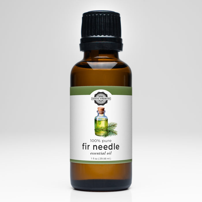 Rustic Strength - Essential Oil | 1oz Amber Glass Vial | Fir Needle