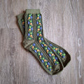 Floral Stripe Socks