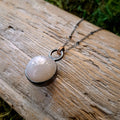 Flower Agate Sphere Pendant