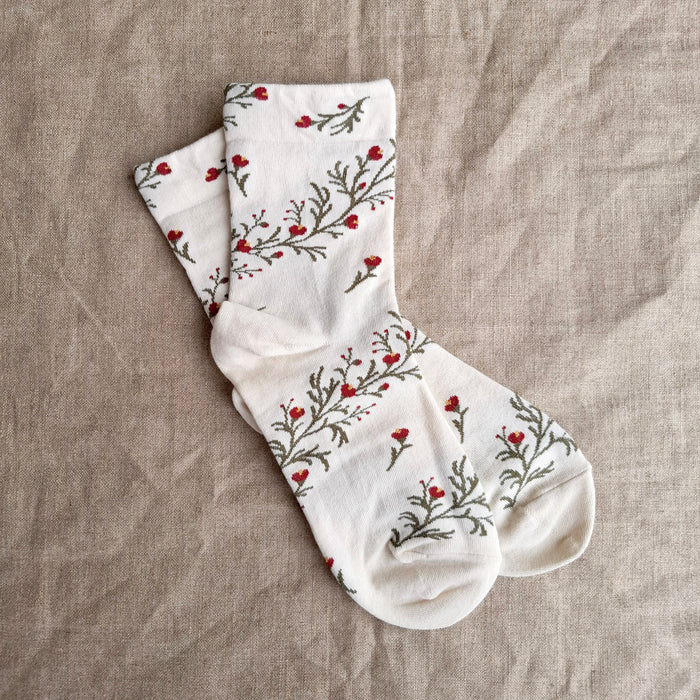 Flowing Floral Socks