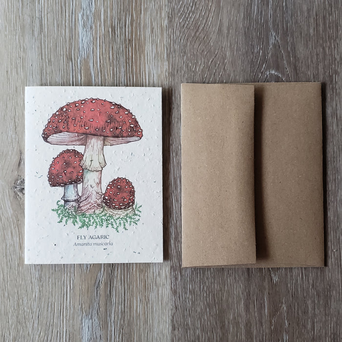 "Fly Agaric" Plantable Greeting Card