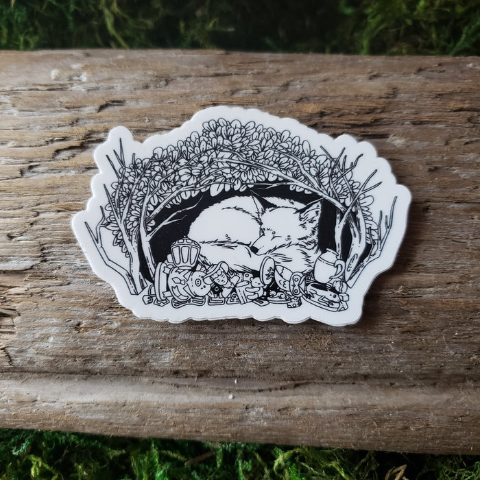 Forager Fox Vinyl Sticker