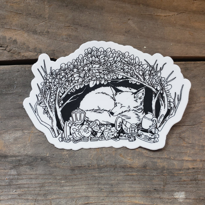 Forager Fox Vinyl Sticker