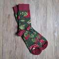 Forest Dweller Frog & Mushroom Socks