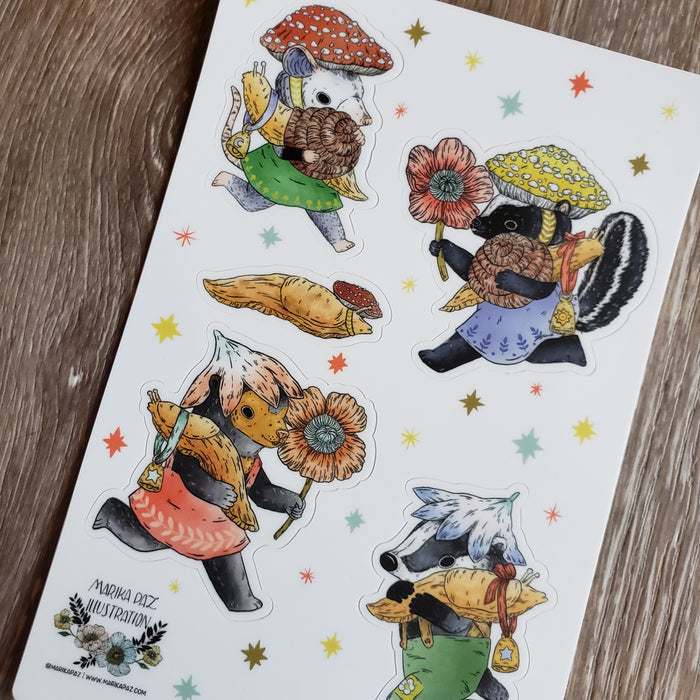 Friends of Slugs Sticker Sheet