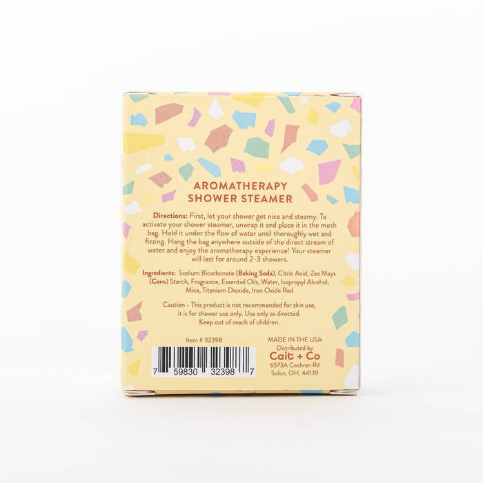 Packaging for aromatherapy shower steamer