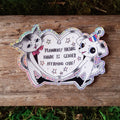 "Gender Affirming Care" Sparkly Vinyl Sticker