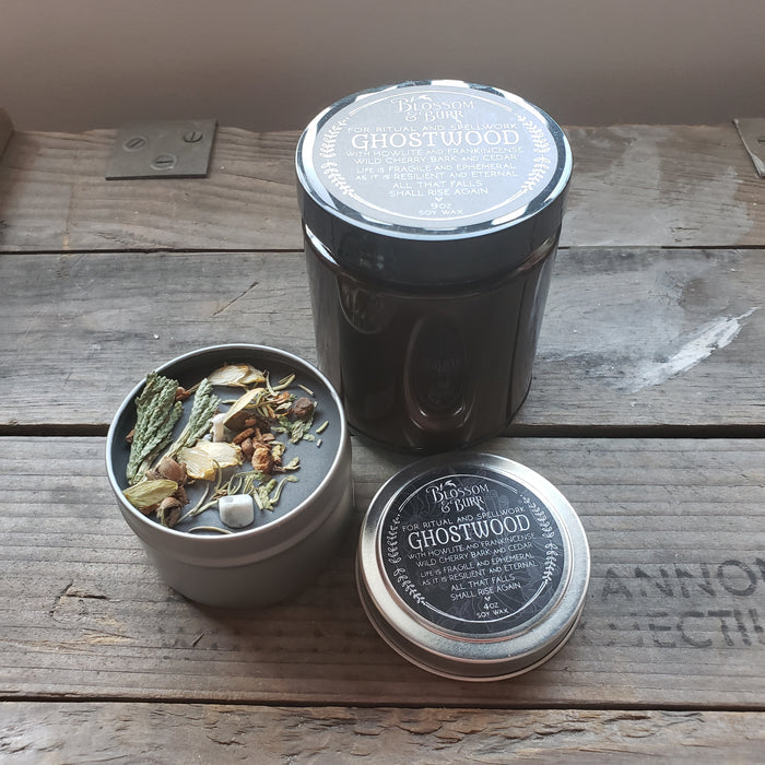 "Ghostwood" Soy Spell Candle