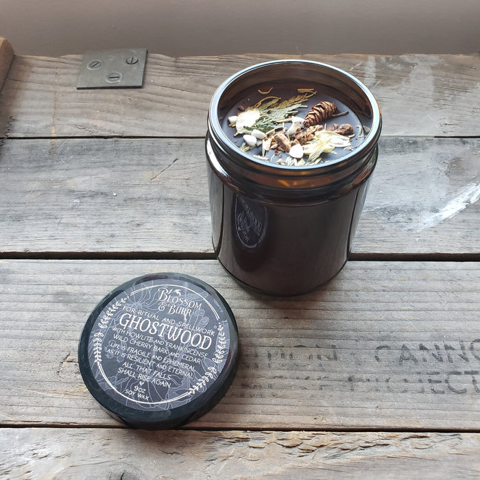 "Ghostwood" Soy Spell Candle